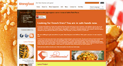 Desktop Screenshot of kiranafood.com